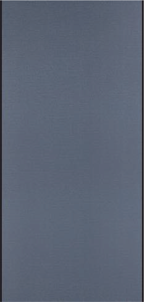 Blue Fabric Barn Door