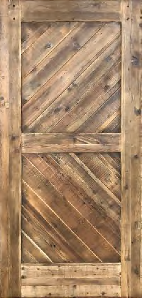 Reclaimed Pine Wood Barn Door  RD-6